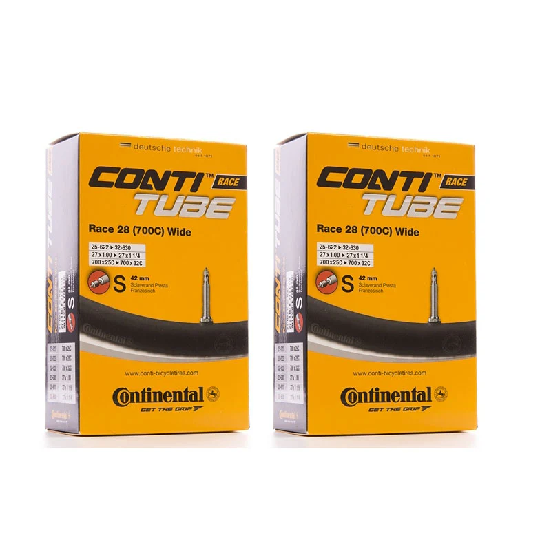 2 x Continental Race 28 Wide Inner Tube 700 x 25-32 Presta Valve 42mm or 60mm For Road of Cyclocross - Image 3