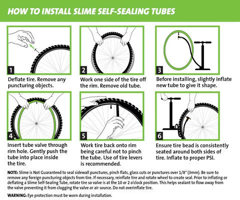 2x Slime Smart Self-Sealing Bicycle Inner Tube | 16 x 1.1. - 1.4"  | Schrader Valve - Image 5