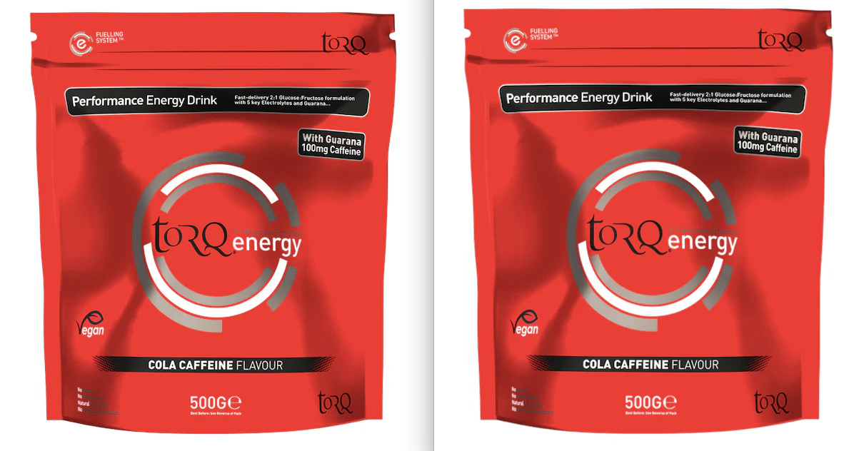 2x Torq Caffeine Energy Drink 500g