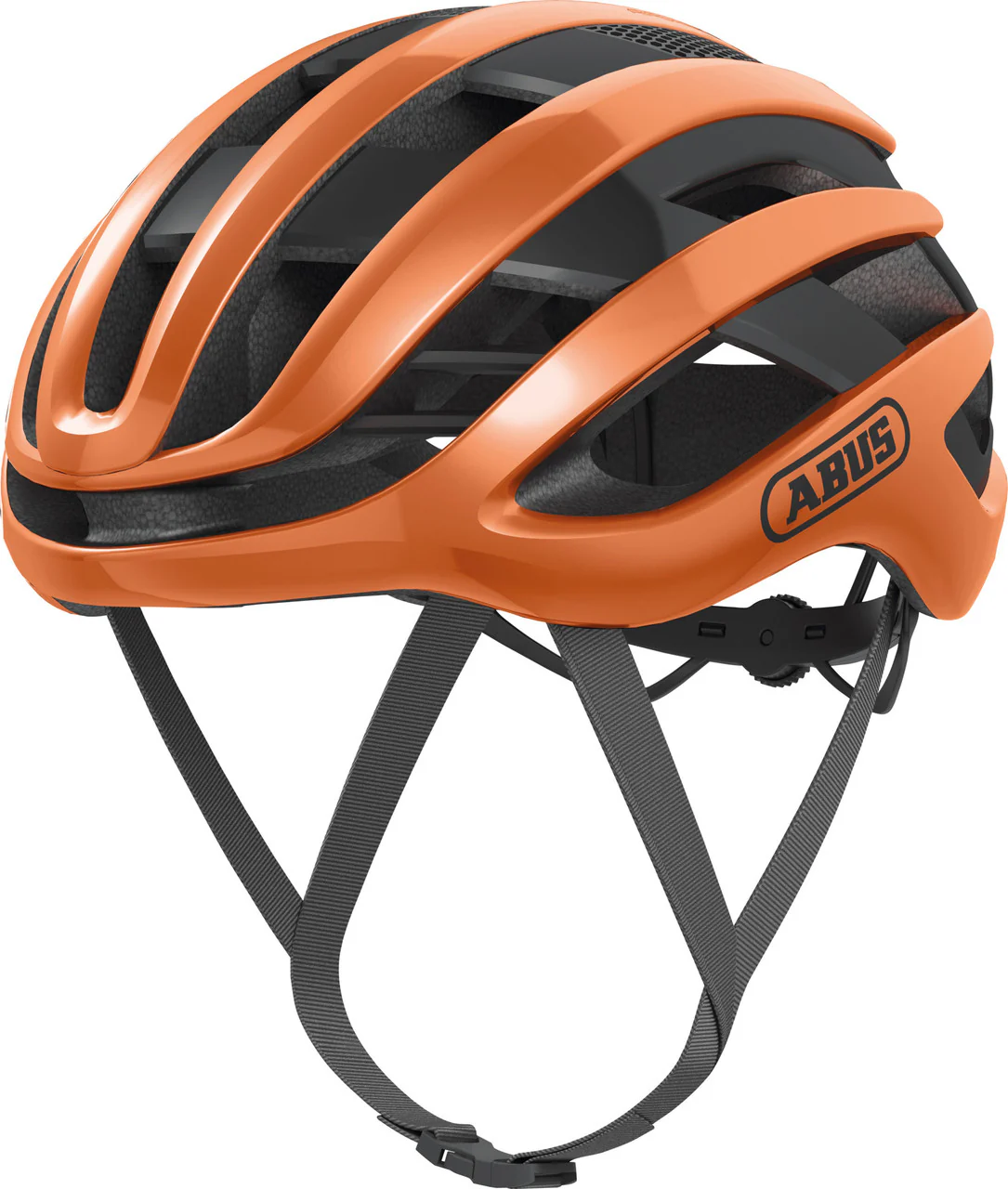 ABUS AirBreaker Elite Road Bicycle Helmet | Goldfish Orange - Image 2