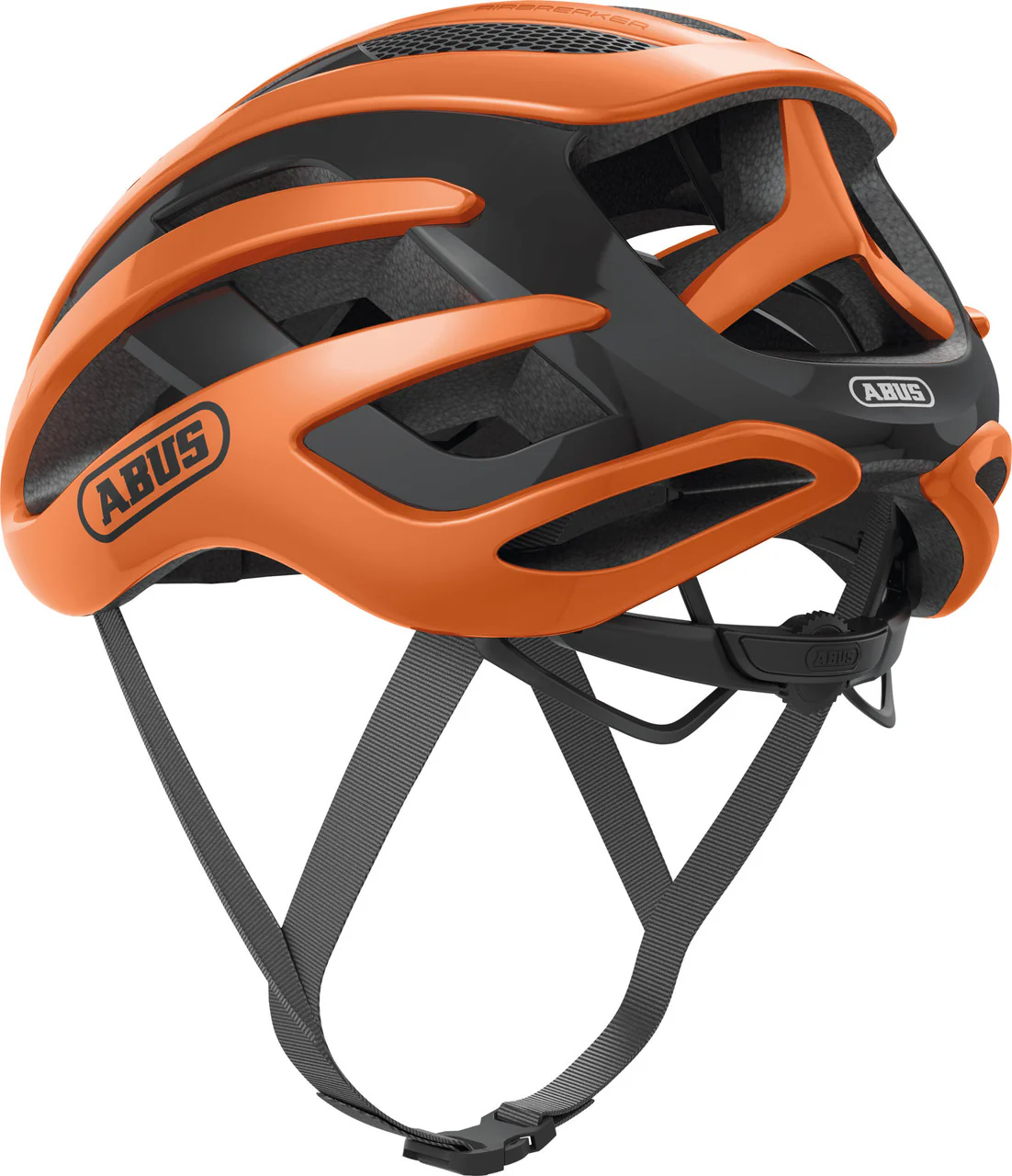 ABUS AirBreaker Elite Road Bicycle Helmet | Goldfish Orange - Image 3