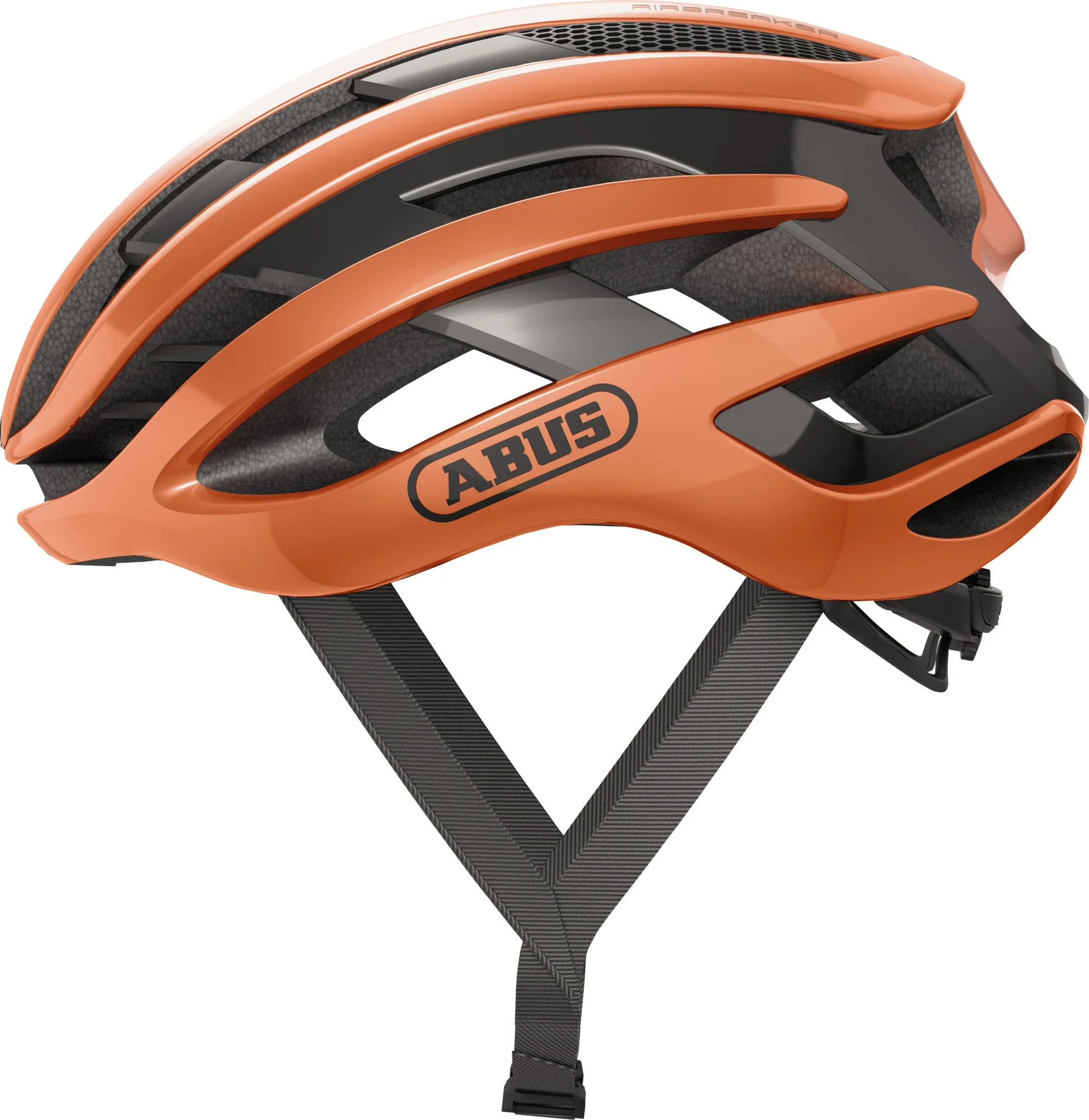 ABUS AirBreaker Elite Road Bicycle Helmet | Goldfish Orange - Image 5