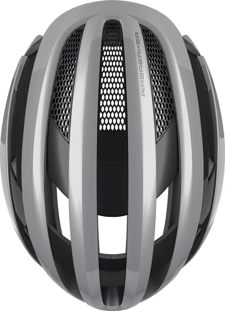 ABUS AirBreaker Elite Road Bicycle Helmet | Race Grey - Image 3
