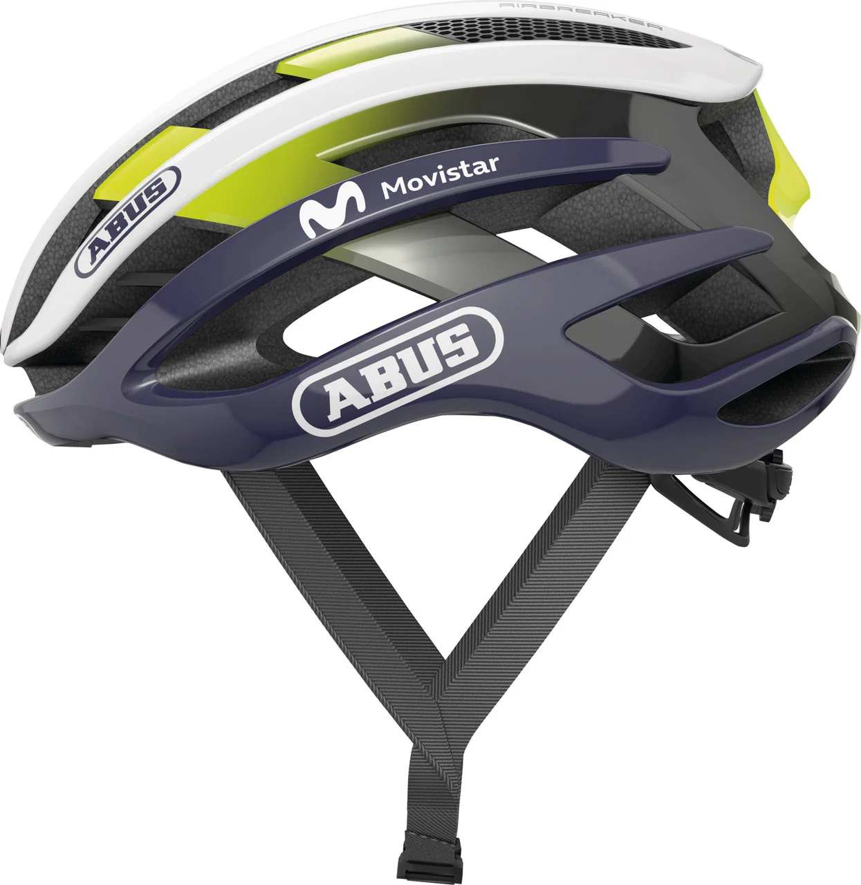 ABUS Air Breaker Elite Road Bicycle Helmet | Movistar Team - Image 2