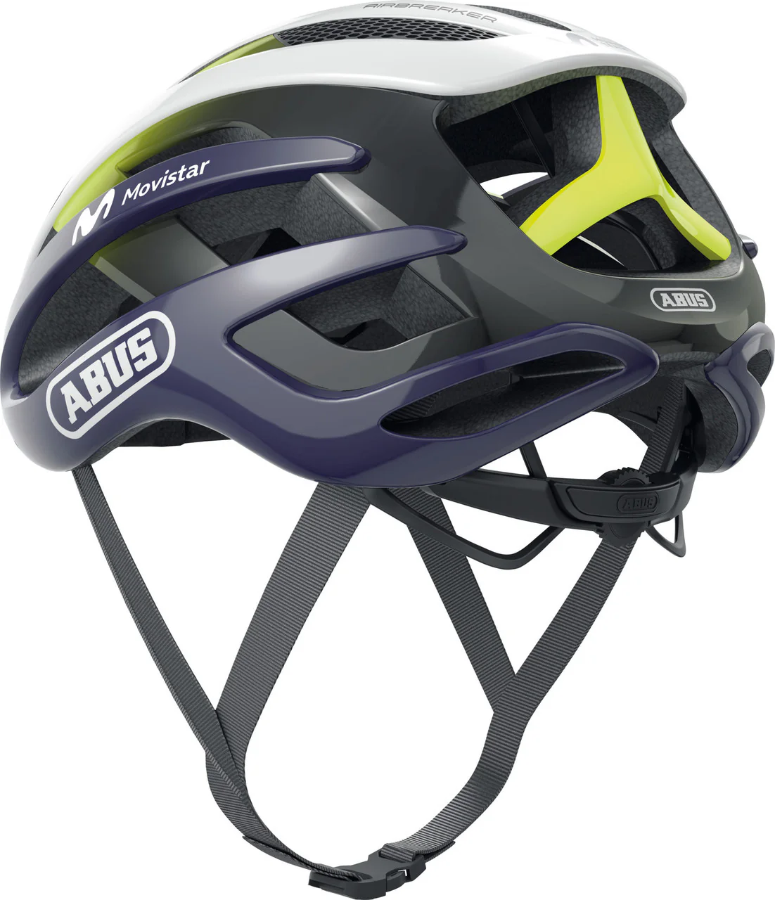 ABUS Air Breaker Elite Road Bicycle Helmet | Movistar Team - Image 4
