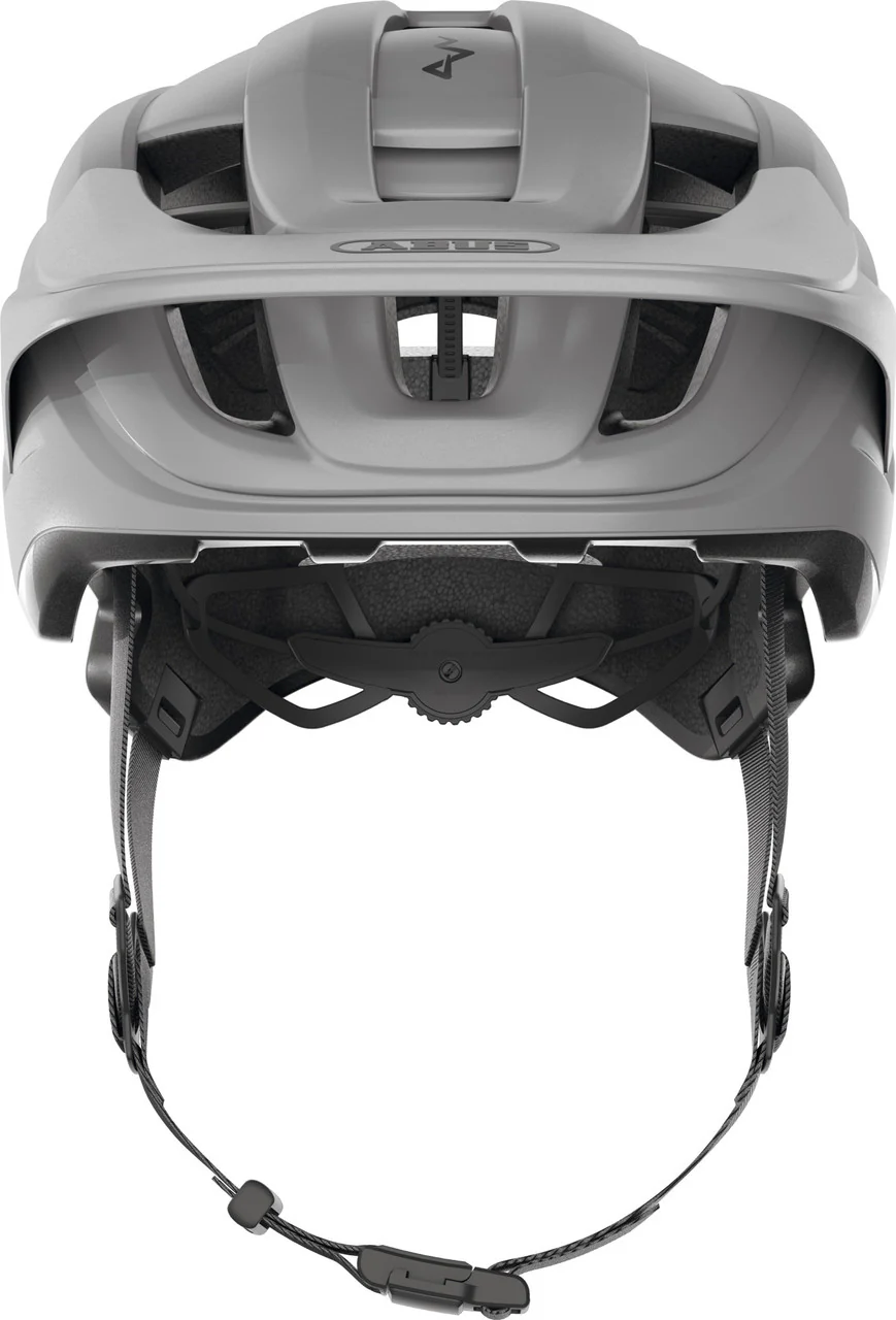 ABUS Cliffhanger MTB Bicycle Helmet | Ti Silver - Image 2