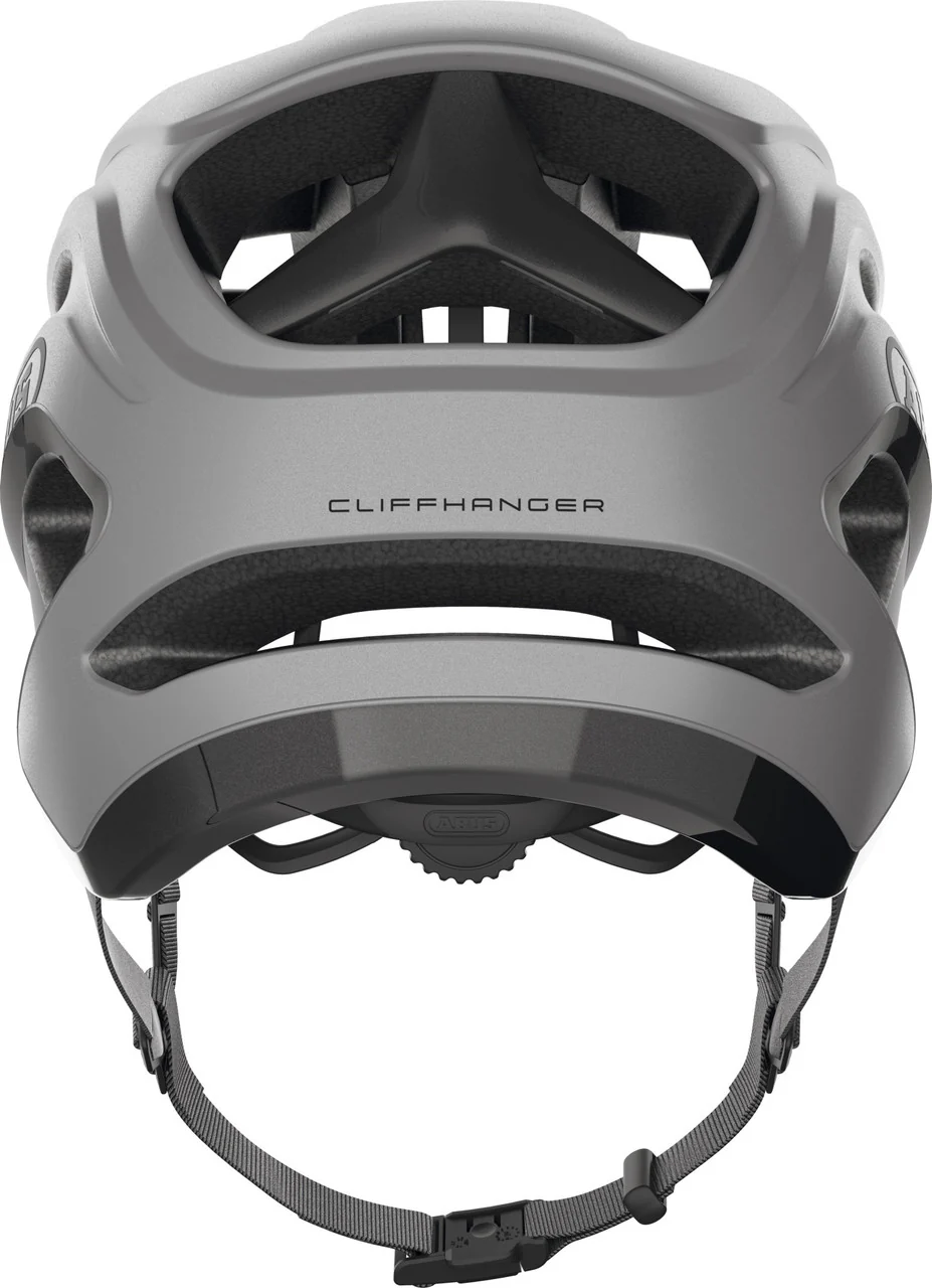 ABUS Cliffhanger MTB Bicycle Helmet | Ti Silver - Image 3