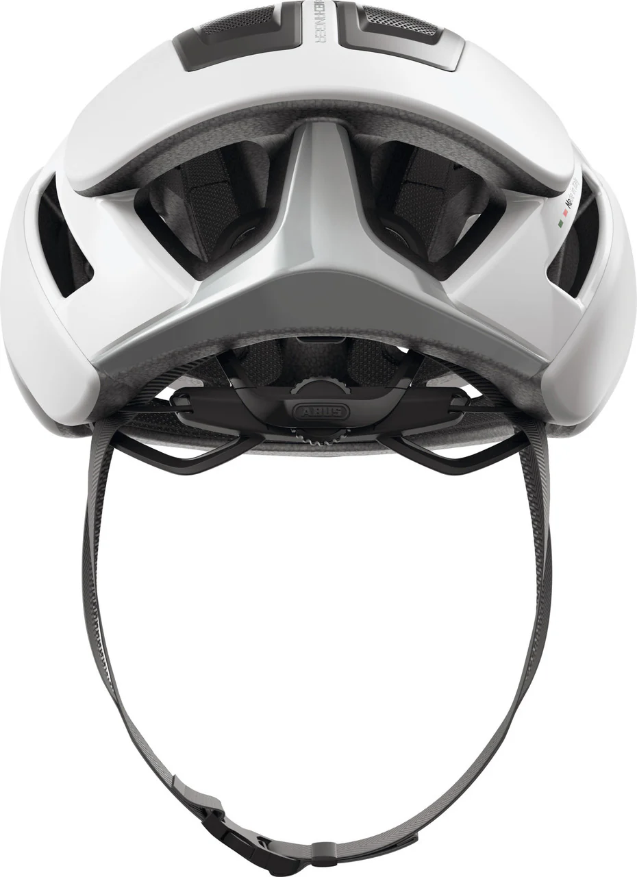 ABUS GameChanger 2.0 Road Aero Elite Bicycle Helmet in Shiny White - Image 4