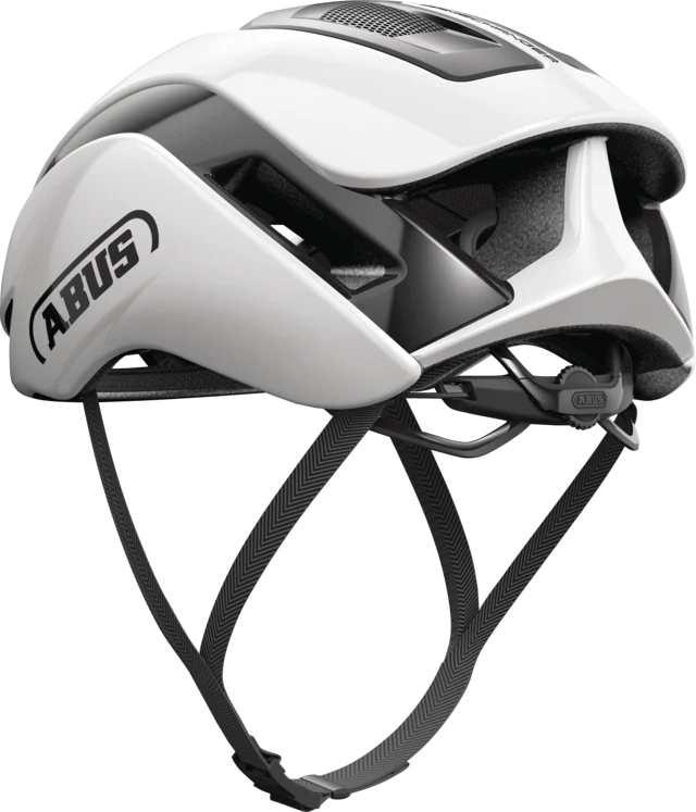 ABUS GameChanger 2.0 Road Aero Elite Bicycle Helmet in Shiny White - Image 6