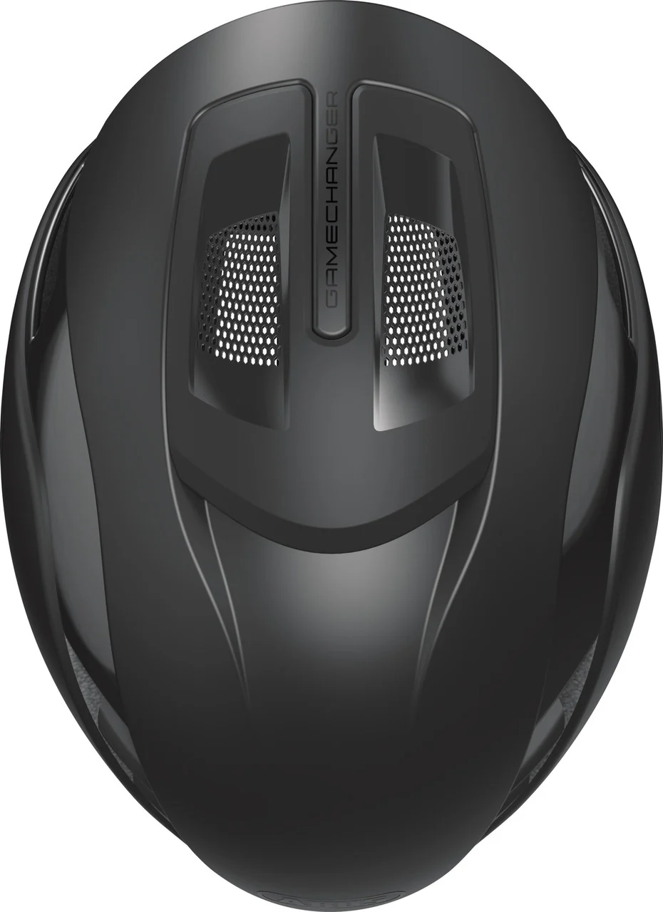 ABUS GameChanger 2.0 Road Aero Elite Bicycle Helmet in Velvet Black - Image 4