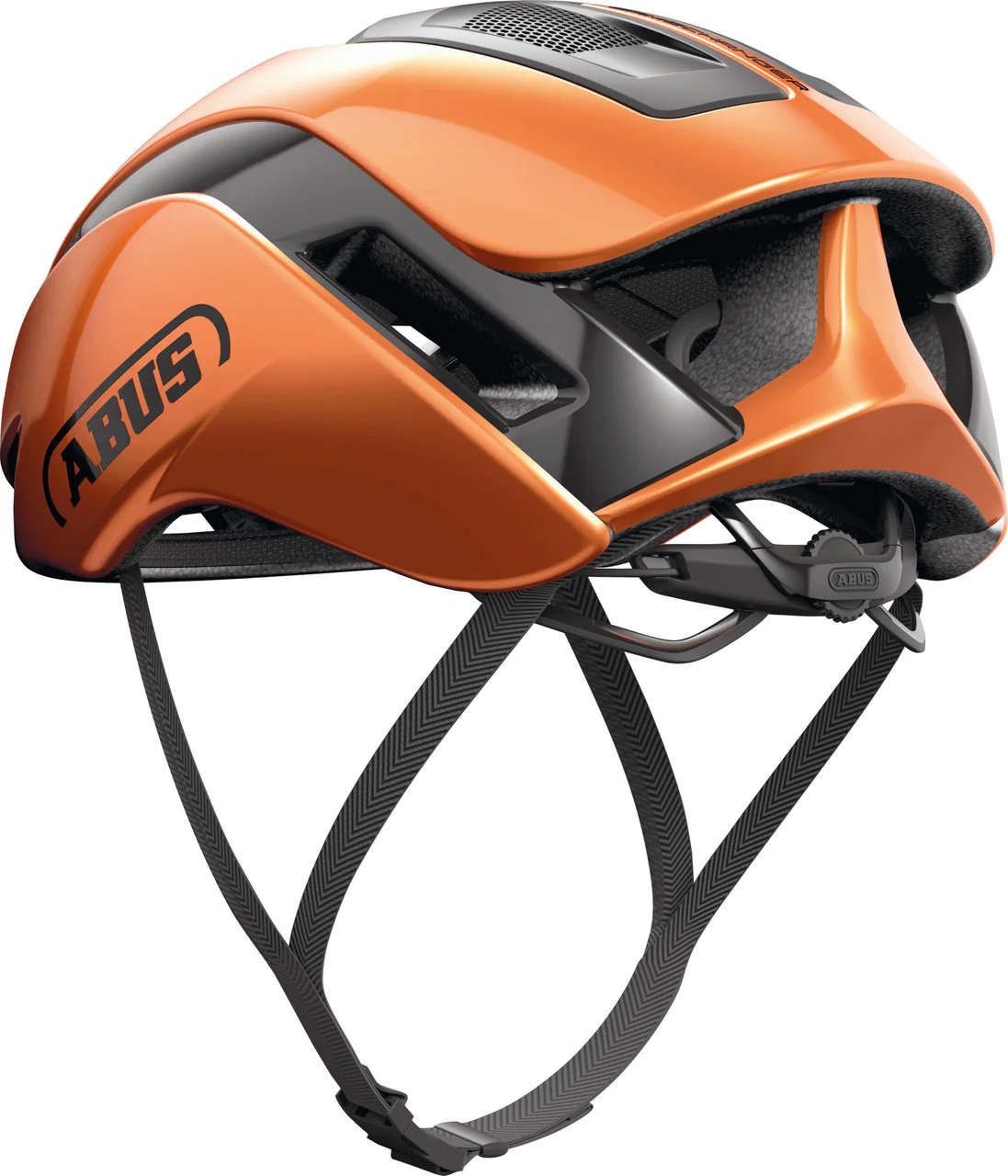 ABUS GameChanger 2.0 Road Aero Elite Helmet in Goldfish Orange - Image 2