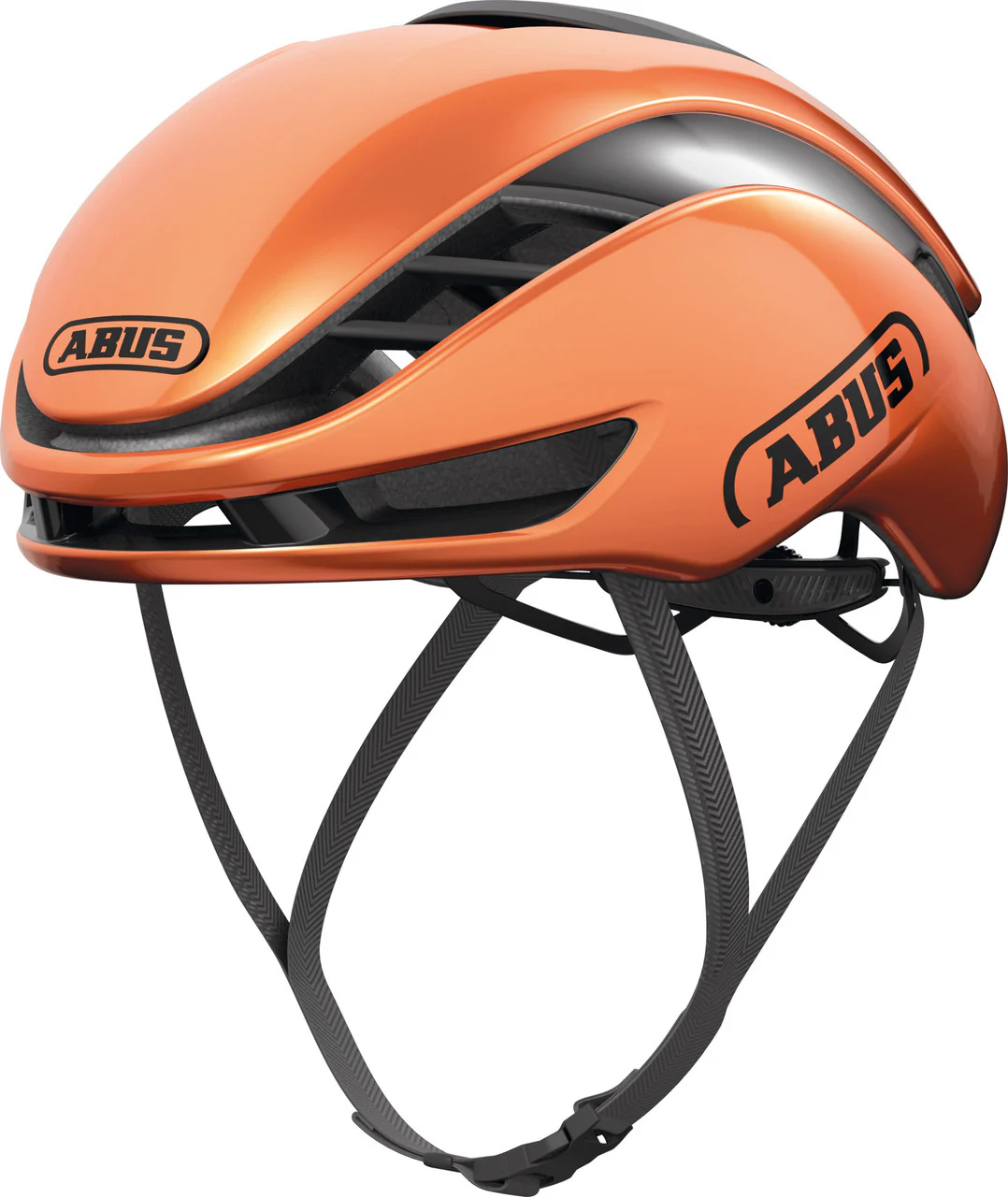 ABUS GameChanger 2.0 Road Aero Elite Helmet in Goldfish Orange - Image 4