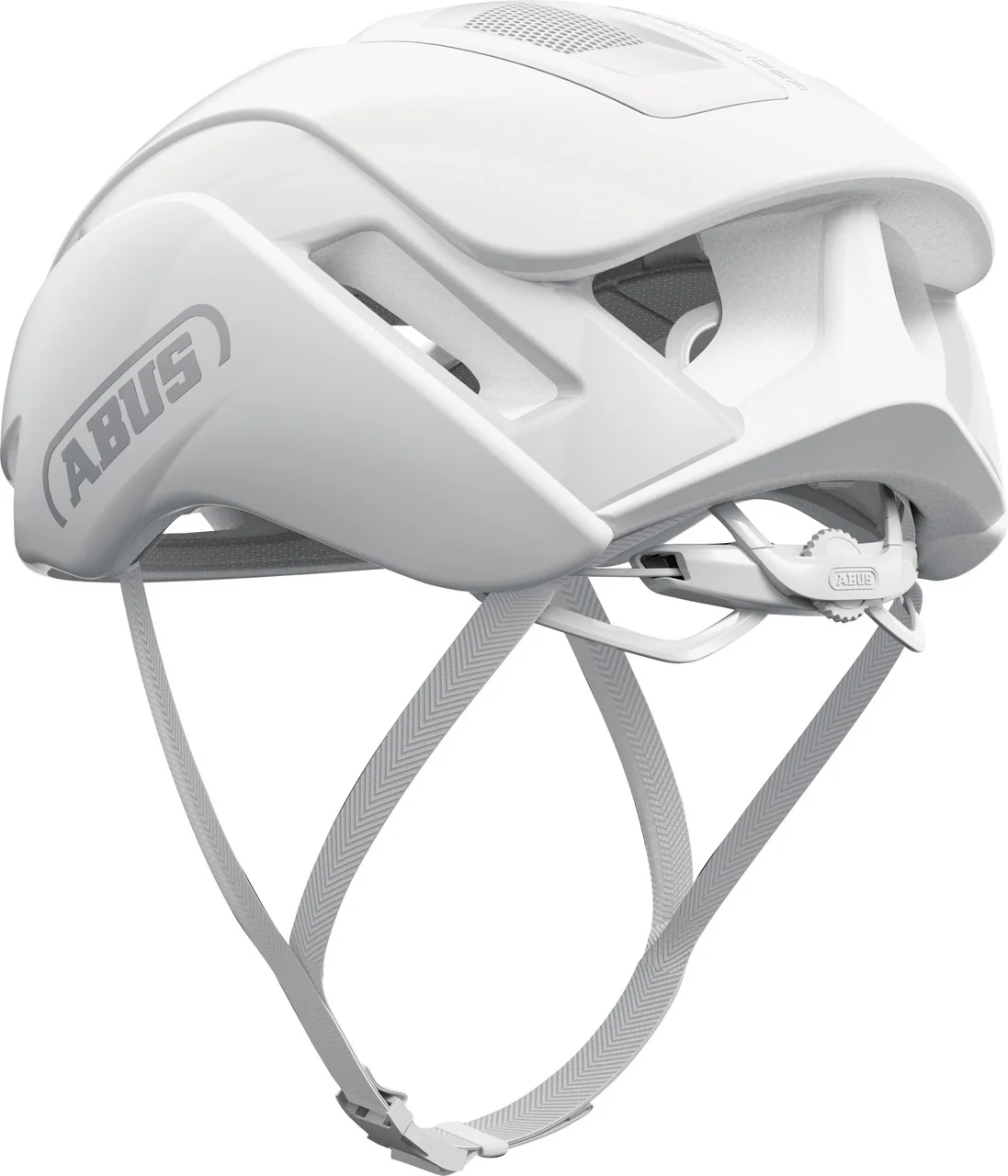 ABUS GameChanger 2.0 Road Aero Elite Helmet in Pure White - Image 3