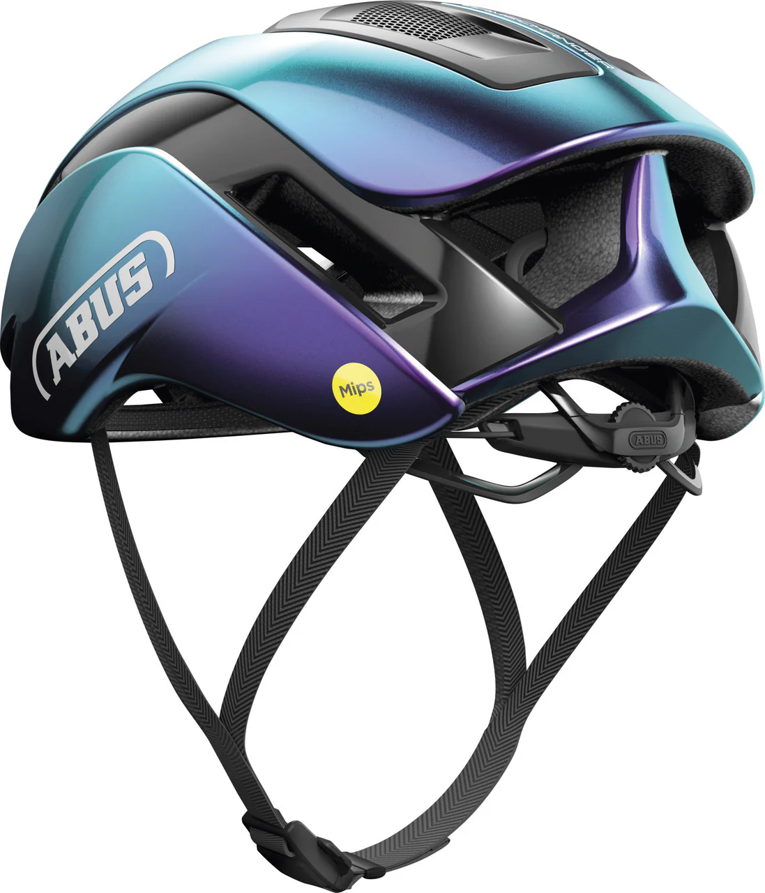 ABUS Game Changer 2.0 MIPS Road Aero Elite Helmet in Flip Flop Purple - Image 2