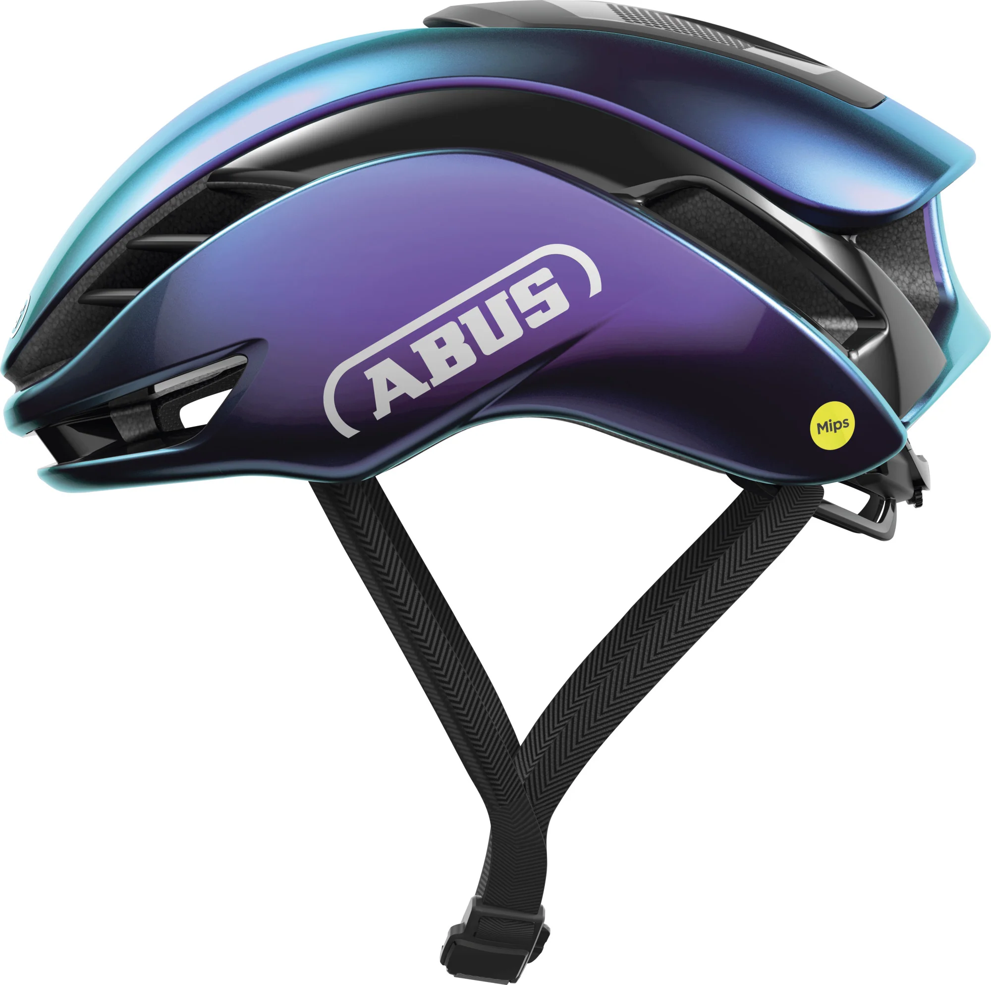 ABUS Game Changer 2.0 MIPS Road Aero Elite Helmet in Flip Flop Purple - Image 6