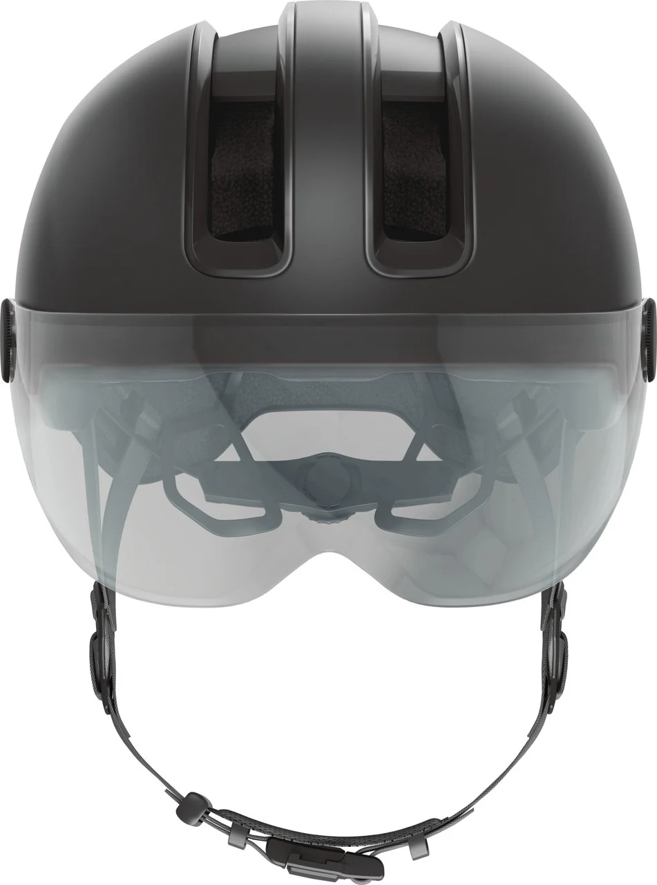 ABUS Hud-Y ACE Urban Helmet in Velvet Black - Image 2