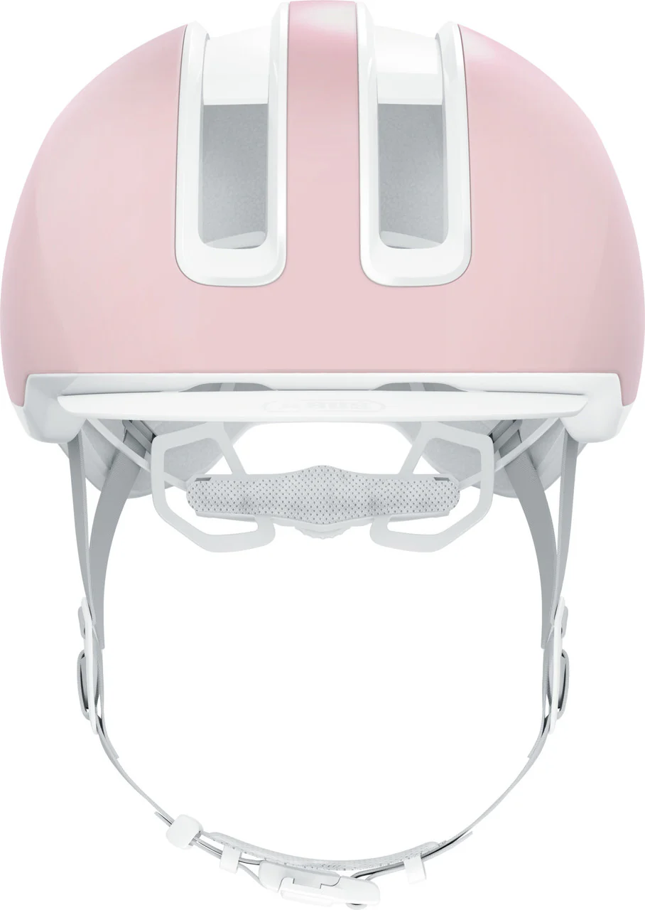 ABUS Hud-Y Pure Urban Helmet With Rear LED Light in Rose - Image 2