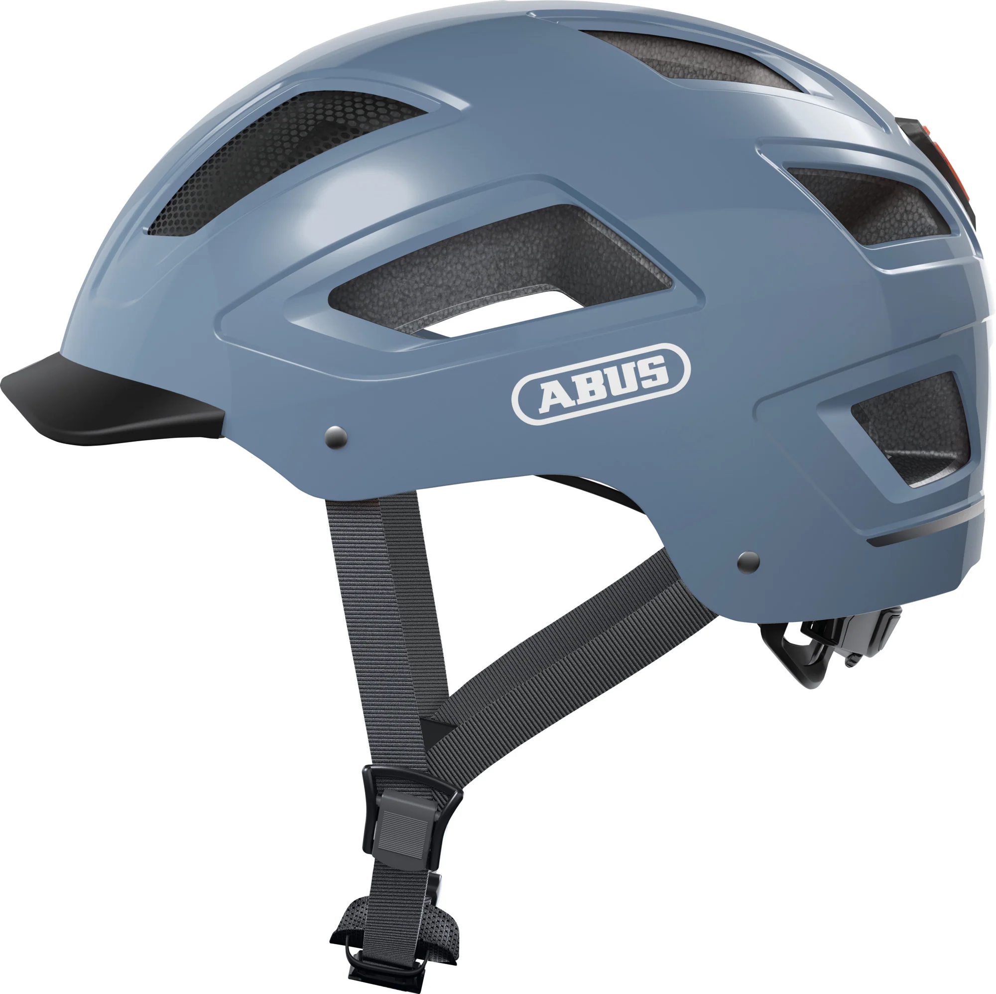 ABUS Hyban 2.0 Urban Helmet With Rear LED Light in Glacier Blue - Image 5