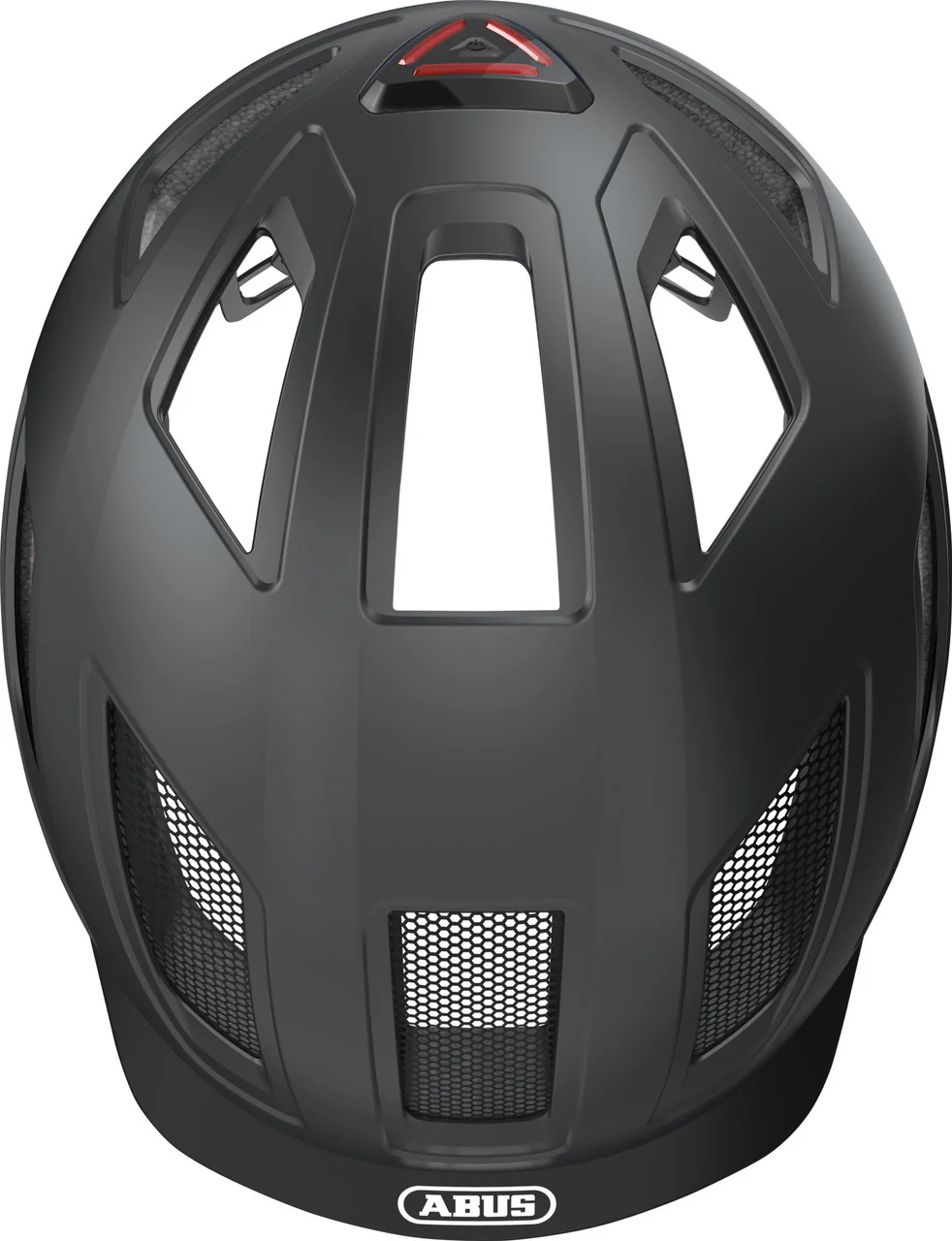 ABUS Hyban 2.0 Urban Helmet With Rear LED Light in Velvet Black - Image 4