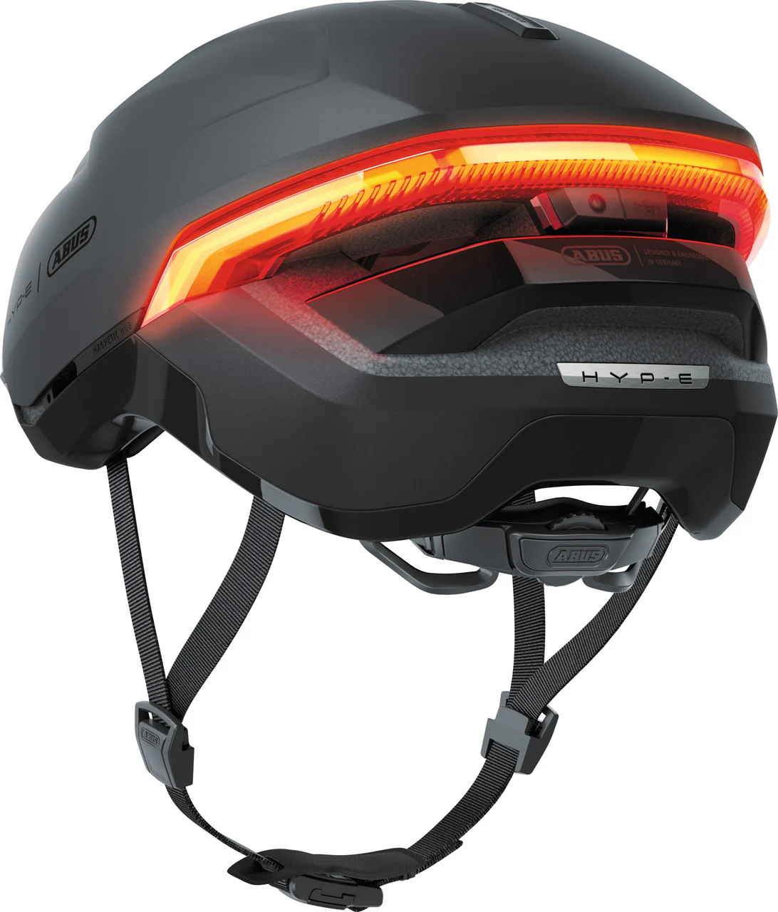 ABUS HYP-E Urban Commuting Helmet in Volcano Titan - Image 4