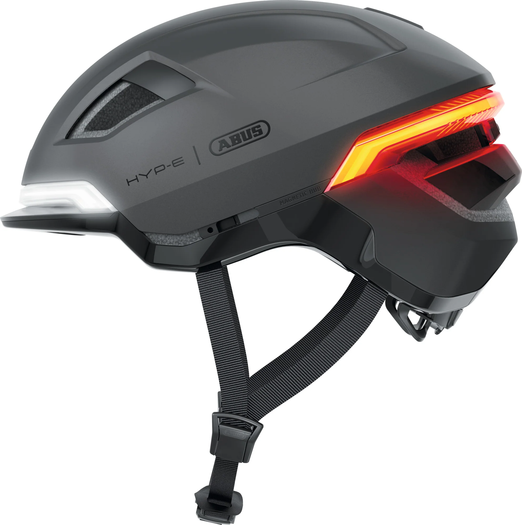 ABUS HYP-E Urban Commuting Helmet in Volcano Titan - Image 5