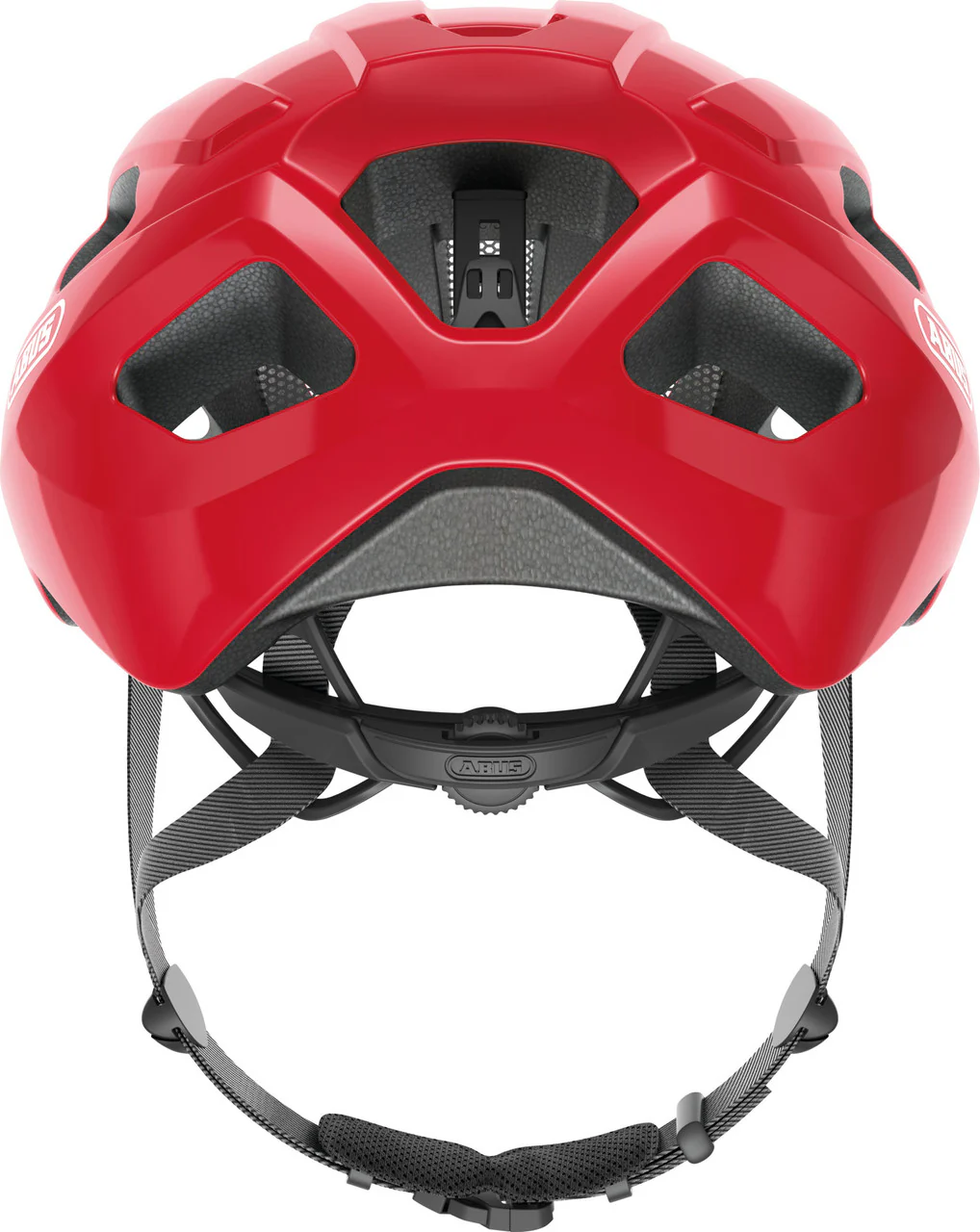 ABUS Macator Road Bicycle Helmet in Blaze Red - Image 3