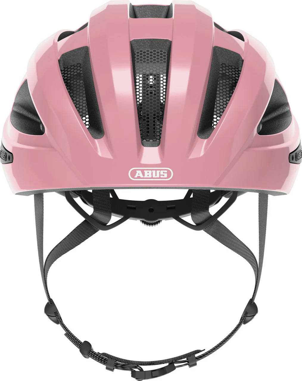 ABUS Macator Road Bicycle Helmet in Shiny Rose - Image 2
