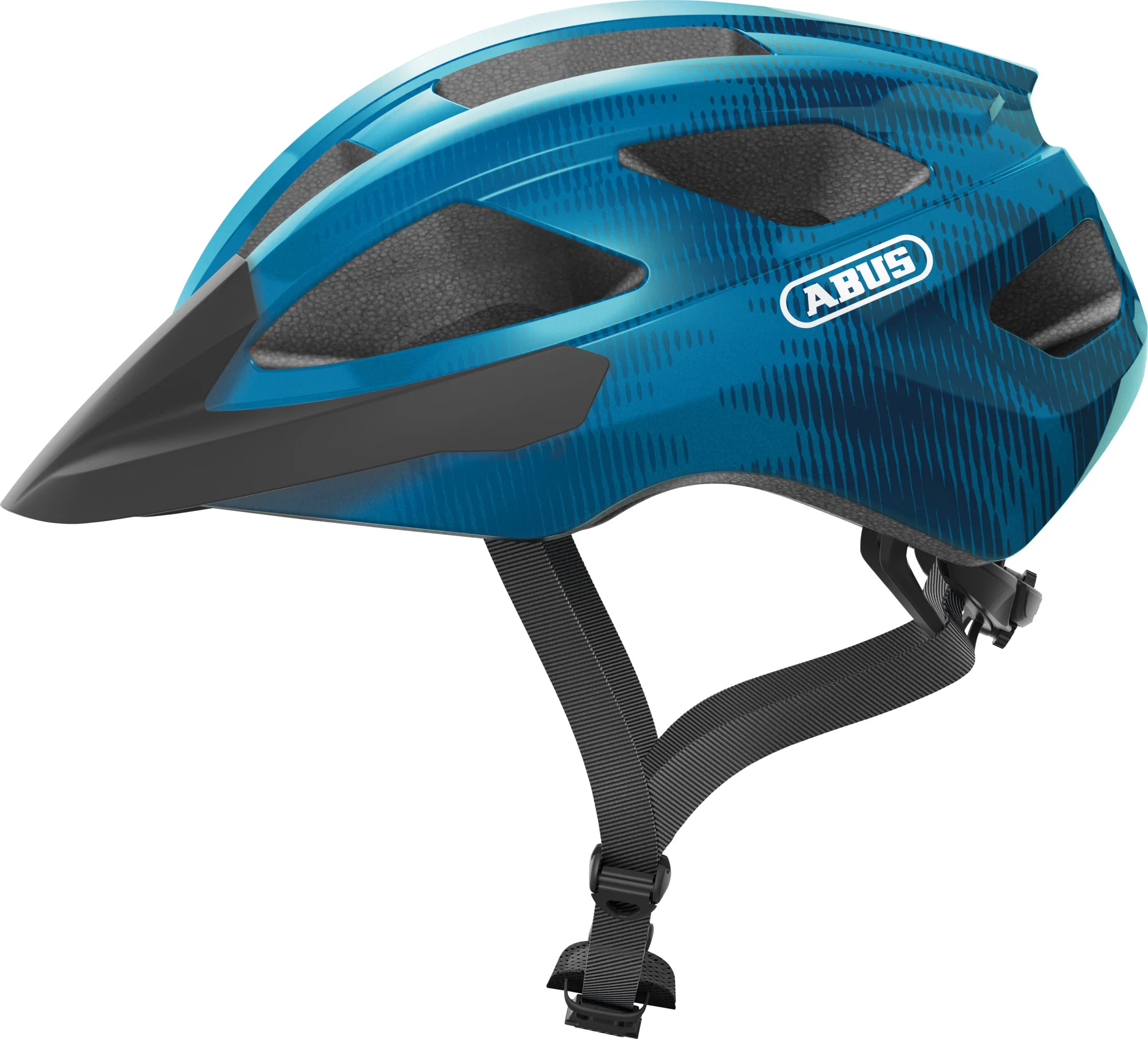 ABUS Macator Road Bicycle Helmet in Steel Blue - Image 5