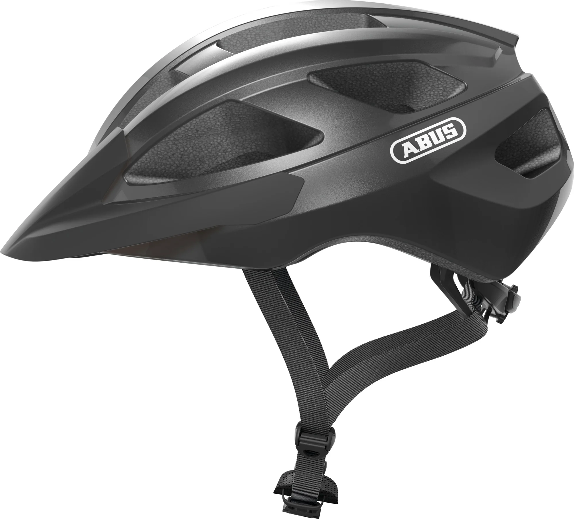 ABUS Macator Road Bicycle Helmet in Titan - Image 5