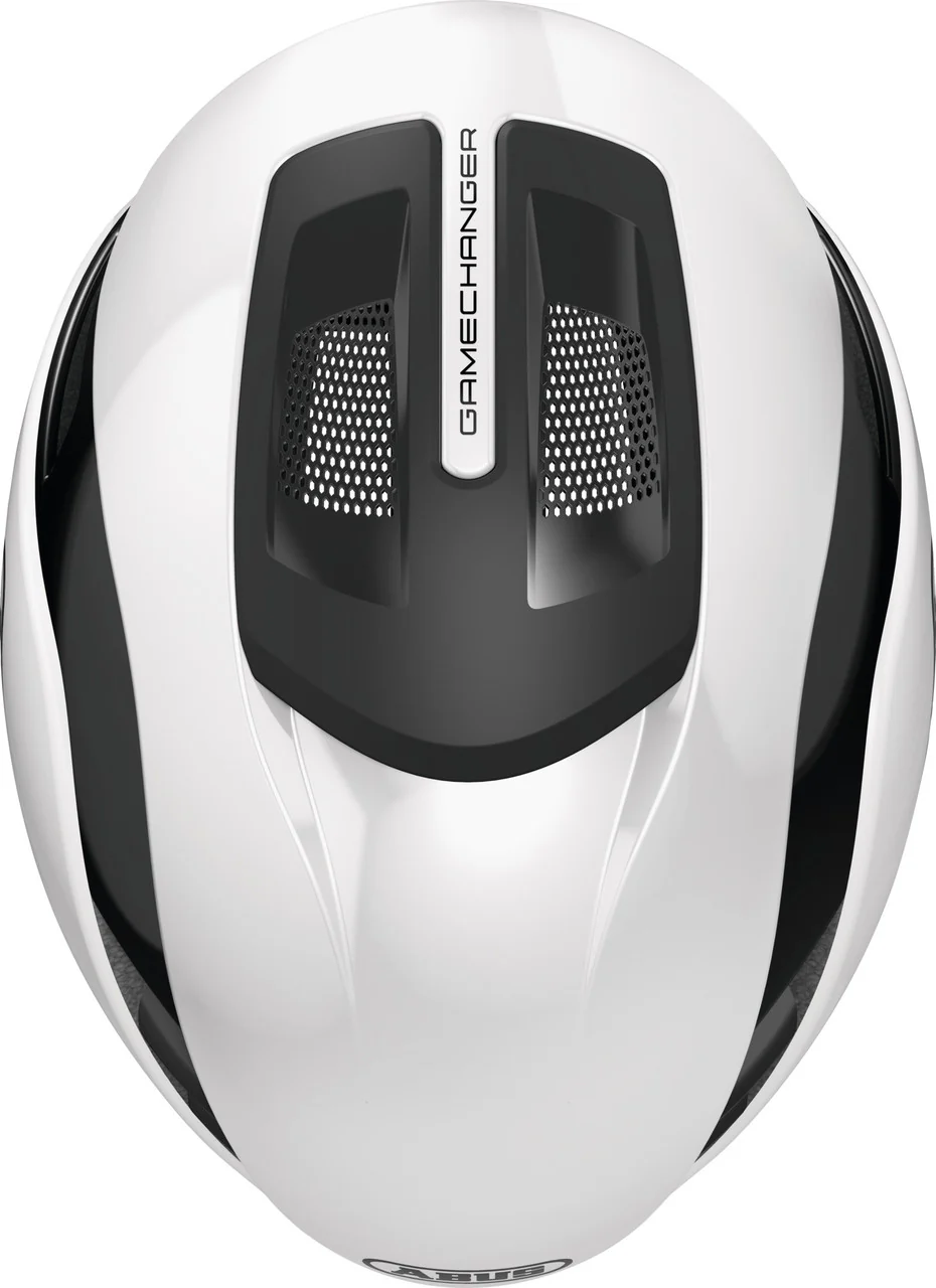ABUS MIPS GameChanger 2.0 Road Aero Elite Bicycle Helmet in Shiny White - Image 4