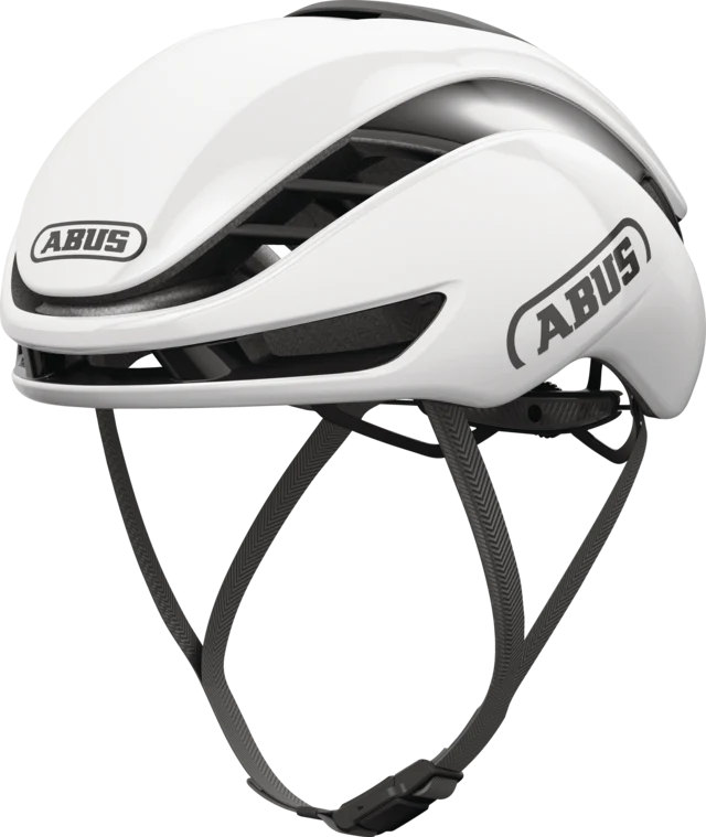 ABUS MIPS GameChanger 2.0 Road Aero Elite Bicycle Helmet in Shiny White - Image 5