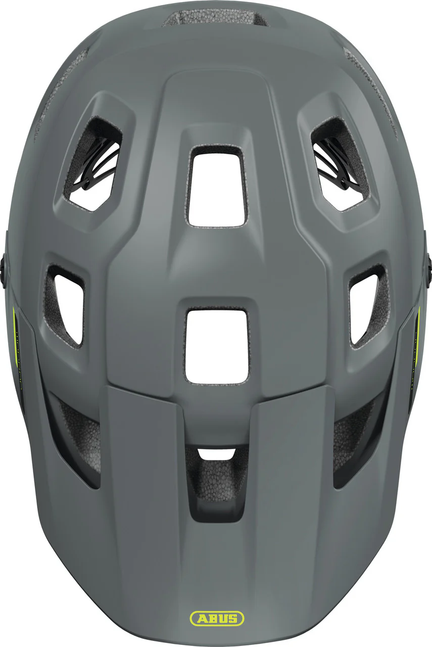 ABUS MoDrop MTB Helmet in Concrete Grey - Image 3