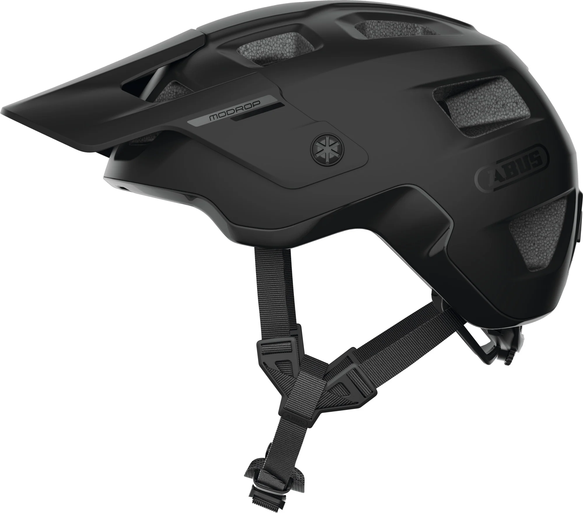 ABUS MoDrop MTB Helmet in Velvet Black - Image 6