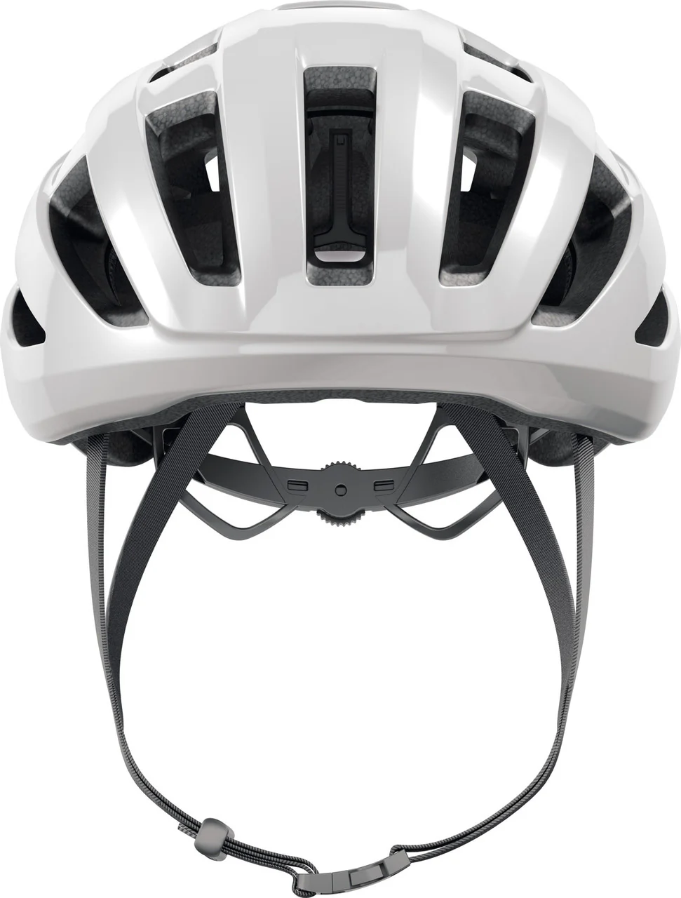 ABUS Powerdome MIPS Road Helmet in Shiny White - Image 2