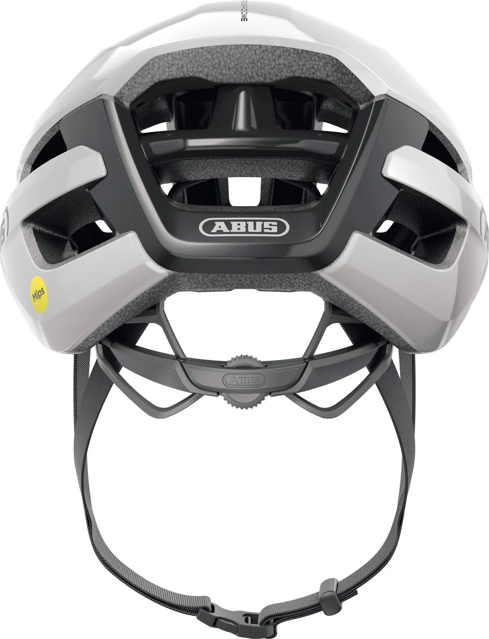 ABUS Powerdome MIPS Road Helmet in Shiny White - Image 3