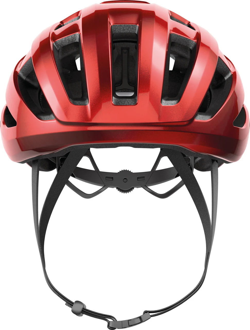 ABUS Powerdome Road Helmet in Blaze Red - Image 2