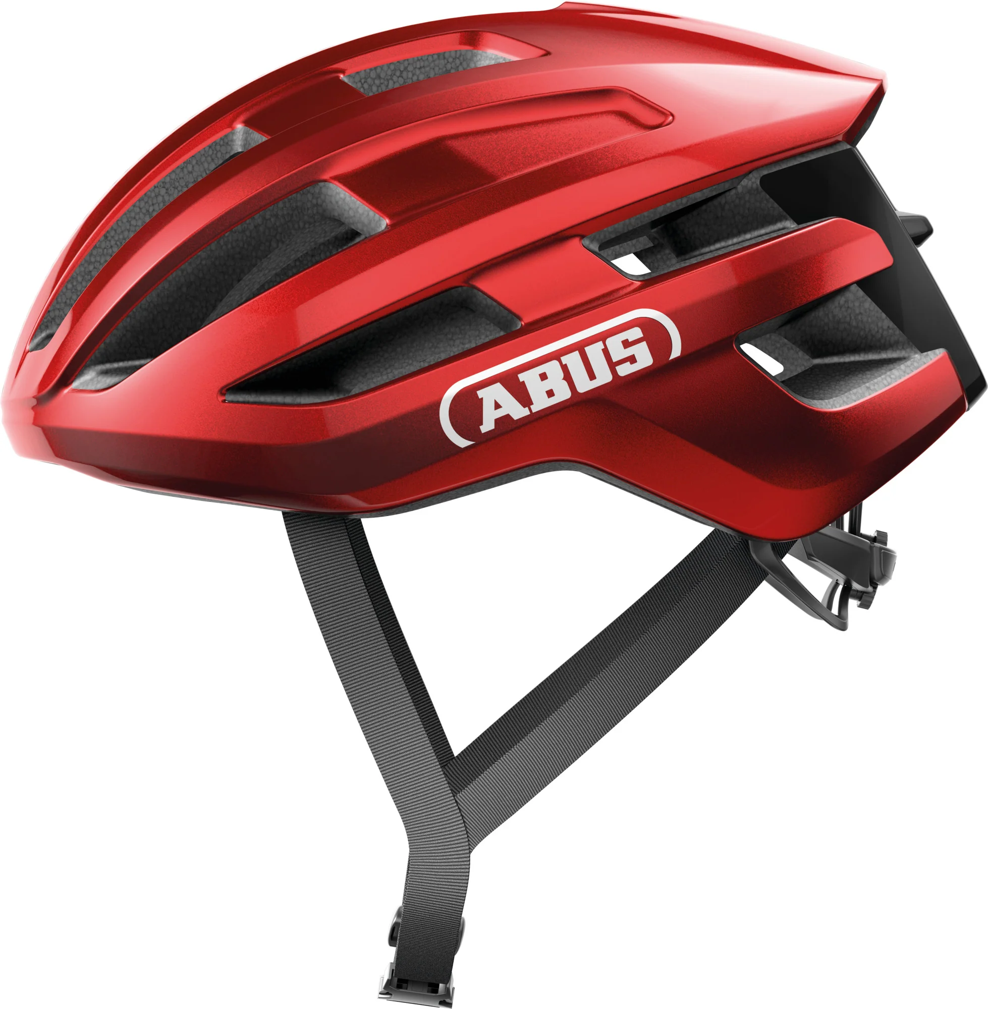 ABUS Powerdome Road Helmet in Blaze Red - Image 6
