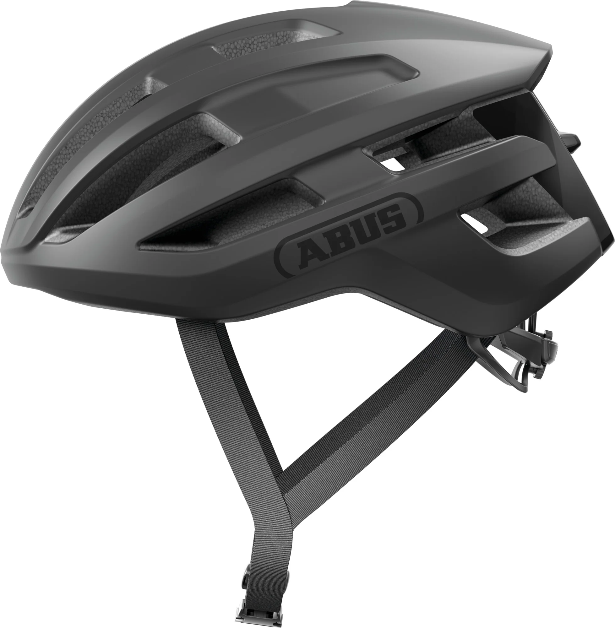 ABUS Powerdome Road Helmet in Velvet Black - Image 6