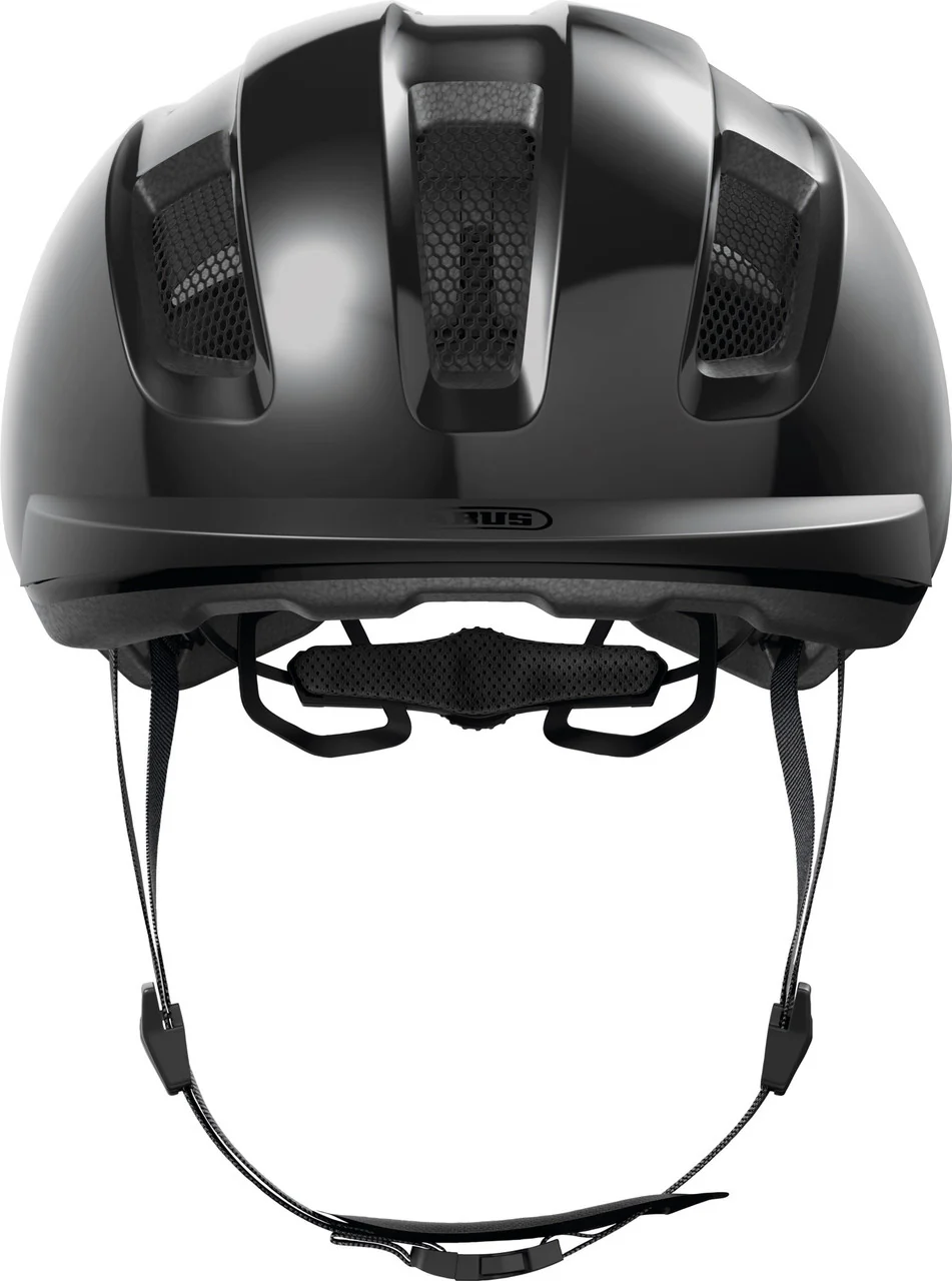 ABUS Purl-Y Urban Bicycle Helmet in Shiny Black - Image 2