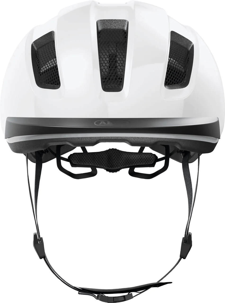 ABUS Purl-Y Urban Bicycle Helmet in Shiny White - Image 2