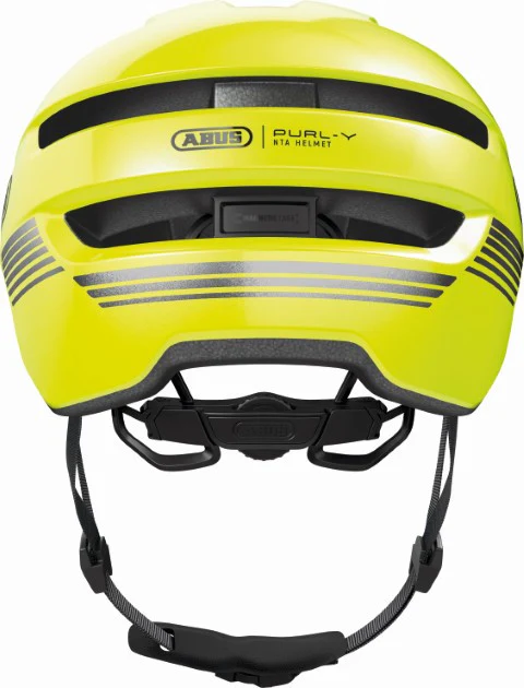ABUS Purl-Y Urban Bicycle Helmet in Signal Yellow - Image 2