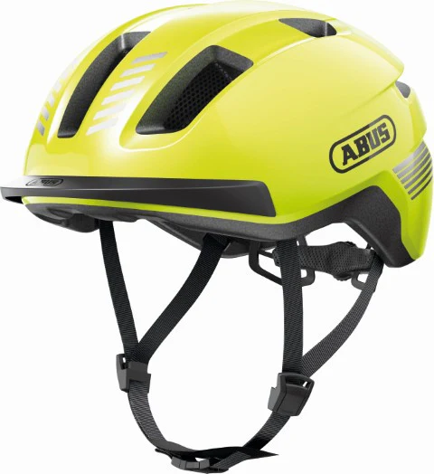 ABUS Purl-Y Urban Bicycle Helmet in Signal Yellow - Image 3