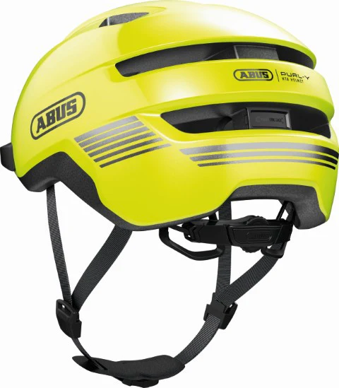 ABUS Purl-Y Urban Bicycle Helmet in Signal Yellow - Image 4