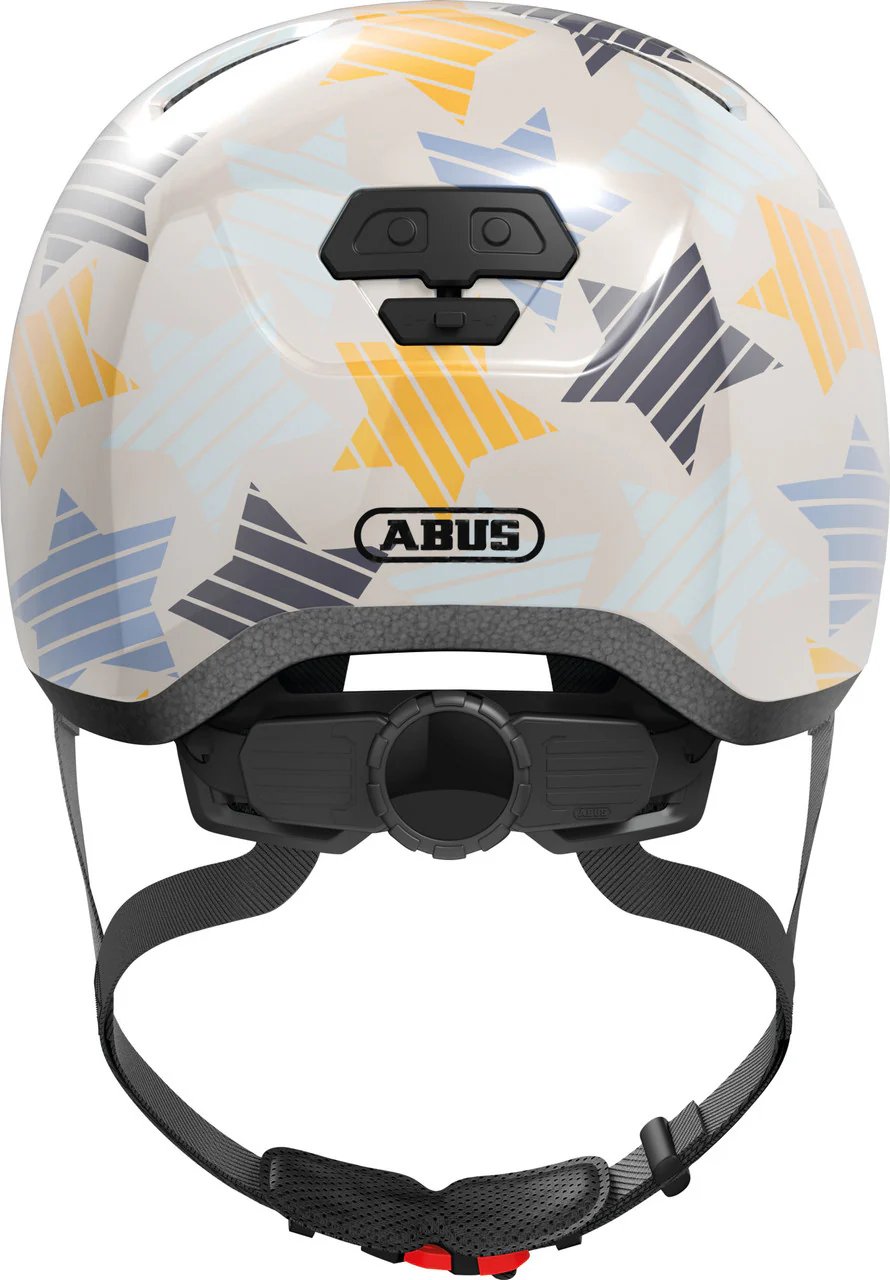 ABUS Skurb Kids Skate Helmet in Grey Stars - Image 3