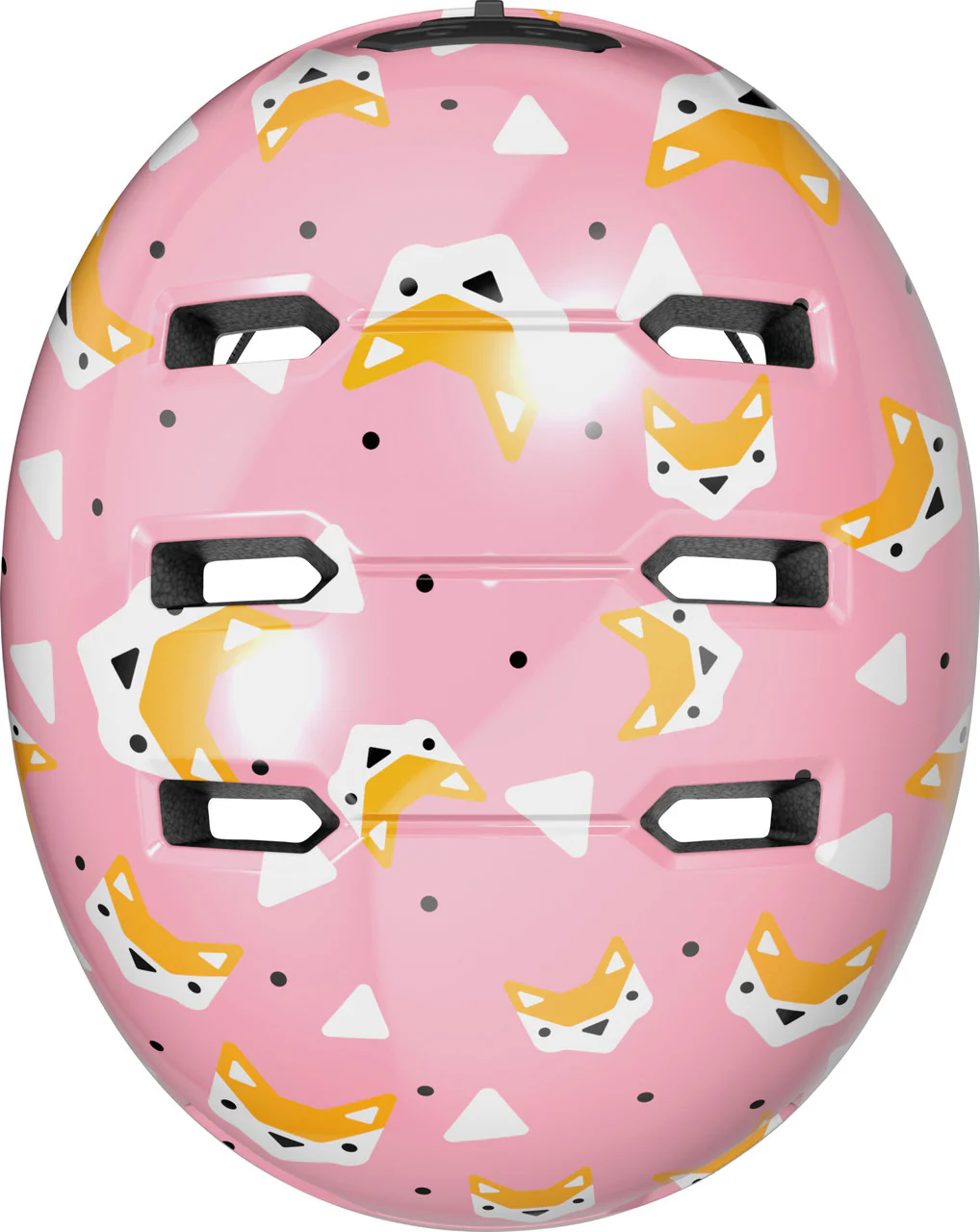 ABUS Skurb Kids Skate Helmet in Rose Foxes - Image 4