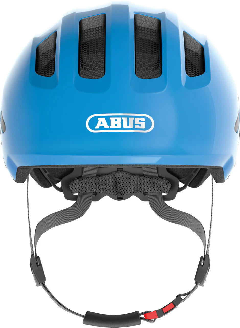 ABUS Smiley 3.0 Kids Leisure Bicycle Helmet in Shiny Blue - Image 3