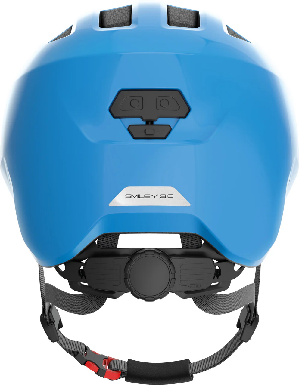 ABUS Smiley 3.0 Kids Leisure Bicycle Helmet in Shiny Blue - Image 4