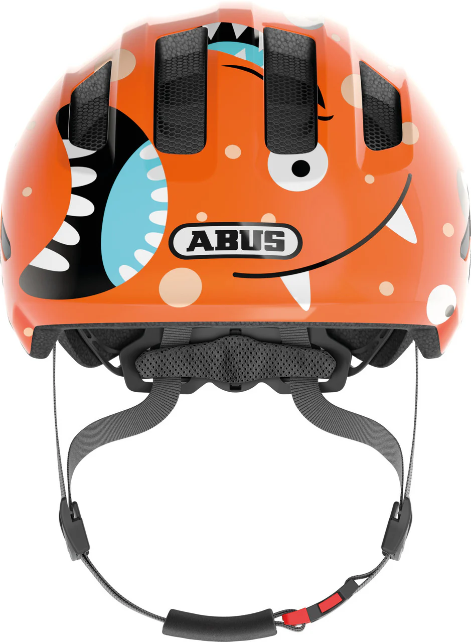 ABUS Smiley 3.0 Kids Leisure Helmet in Orange Monster - Image 2