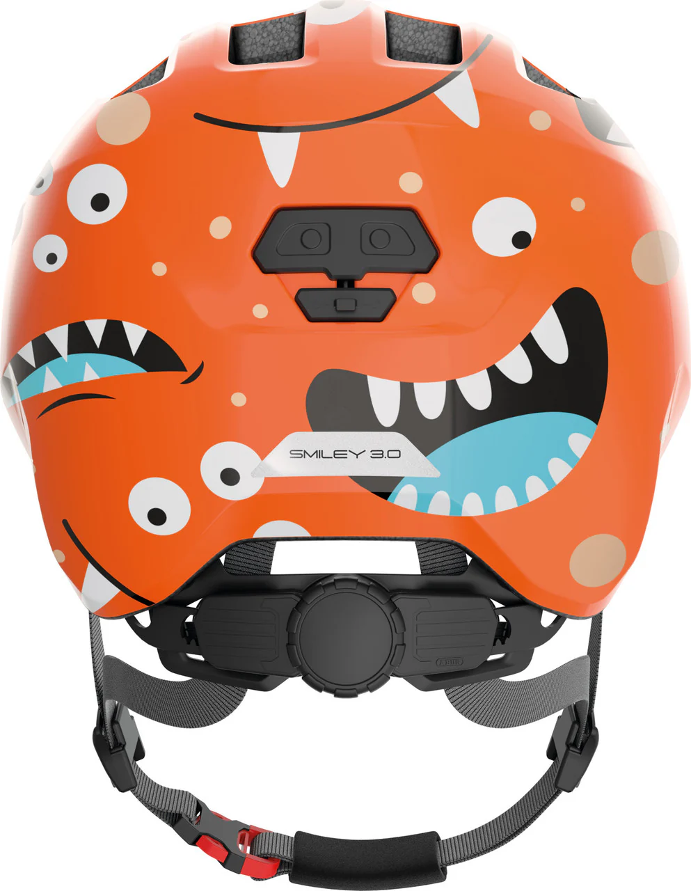 ABUS Smiley 3.0 Kids Leisure Helmet in Orange Monster - Image 3