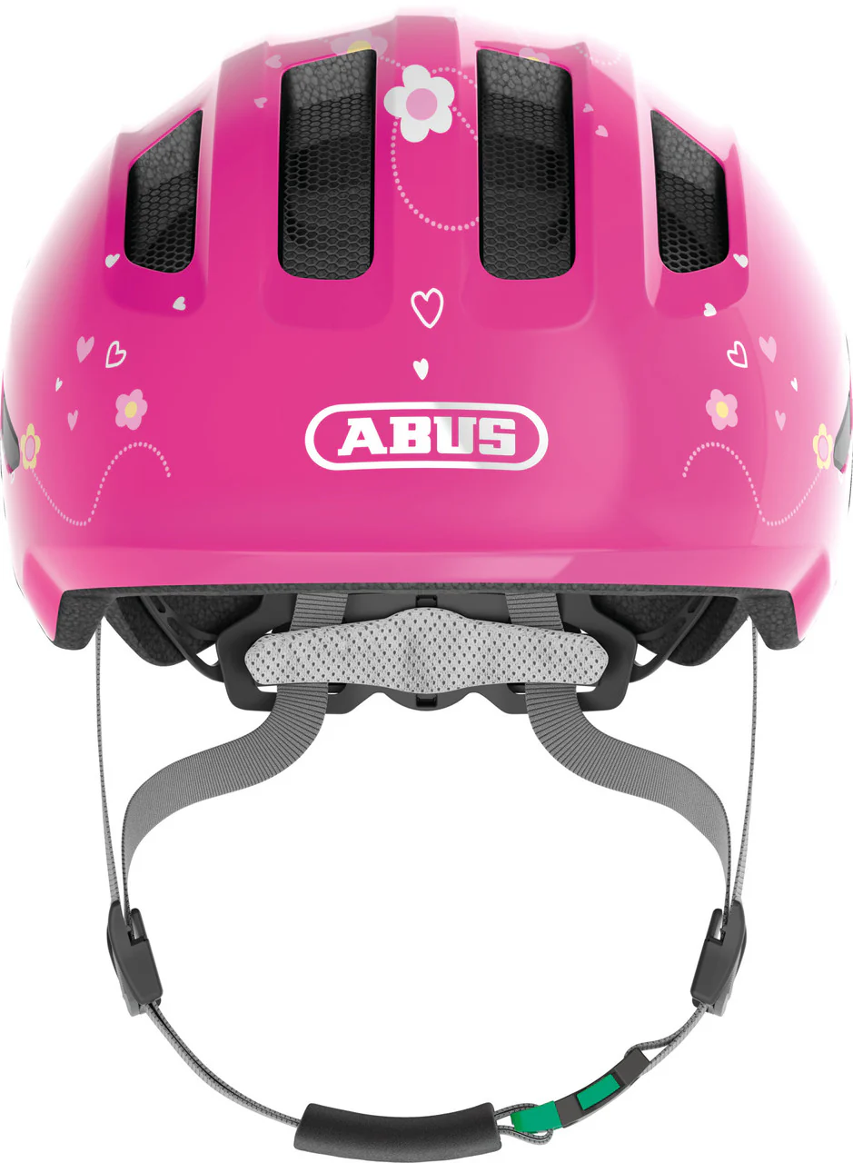 ABUS Smiley 3.0 Kids Leisure Helmet in Pink Butterfly - Image 2